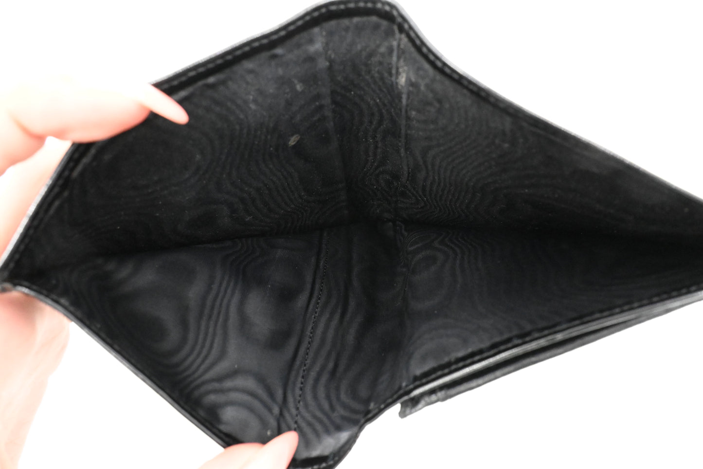 Chanel Long Wallet in Black Patent Leather