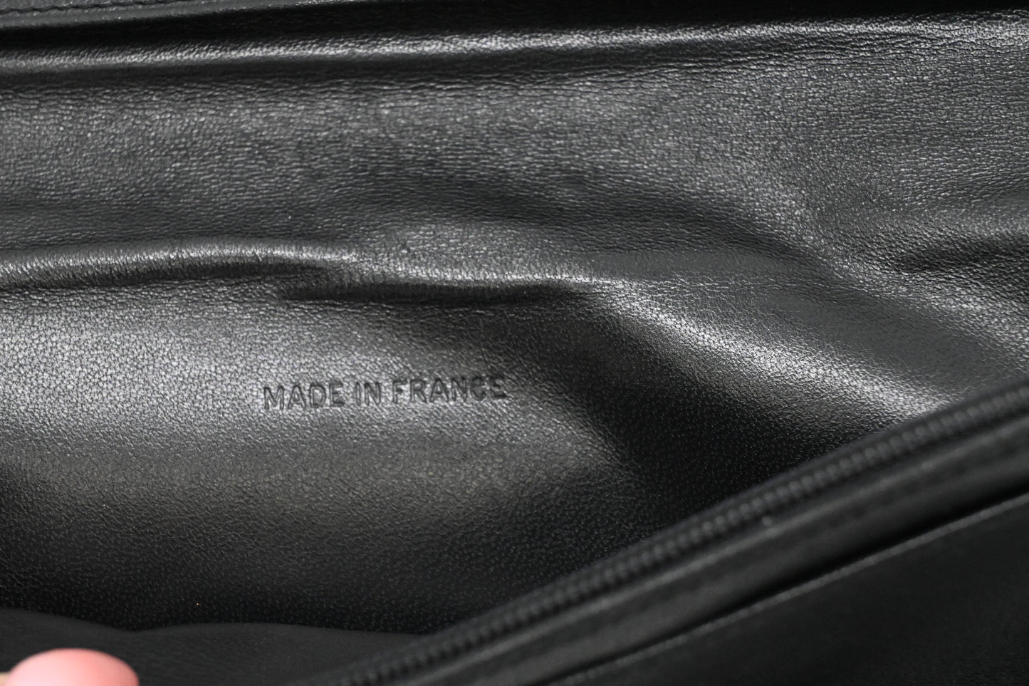 Chanel Long Wallet in Black Patent Leather