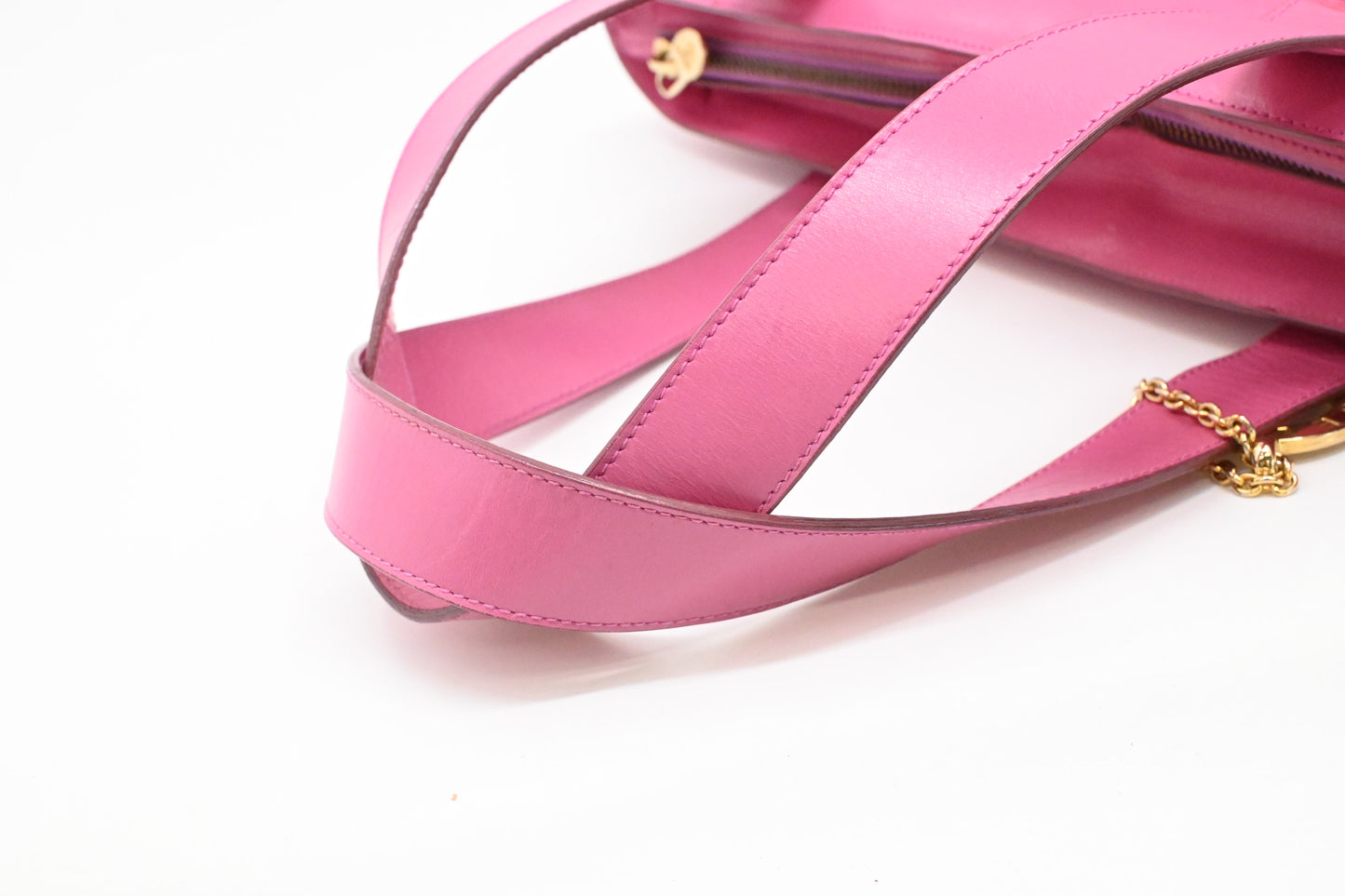 Celine Shoulder Bag in Pink Leather