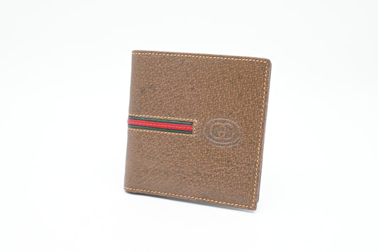 Gucci Bifold Wallet in Brown Leather