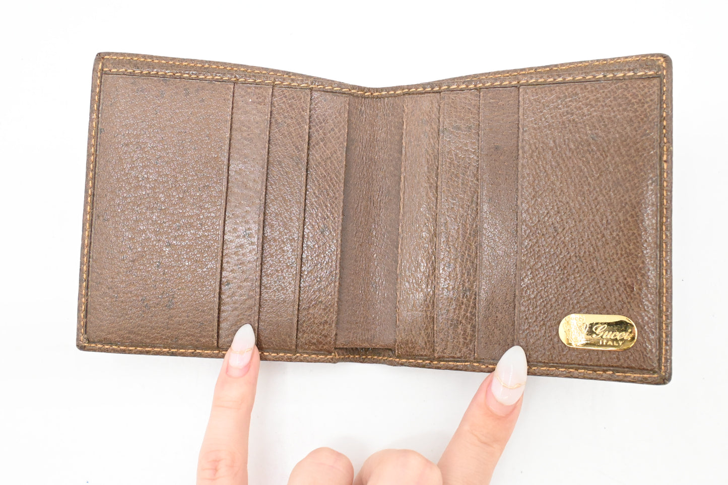Gucci Bifold Wallet in Brown Leather