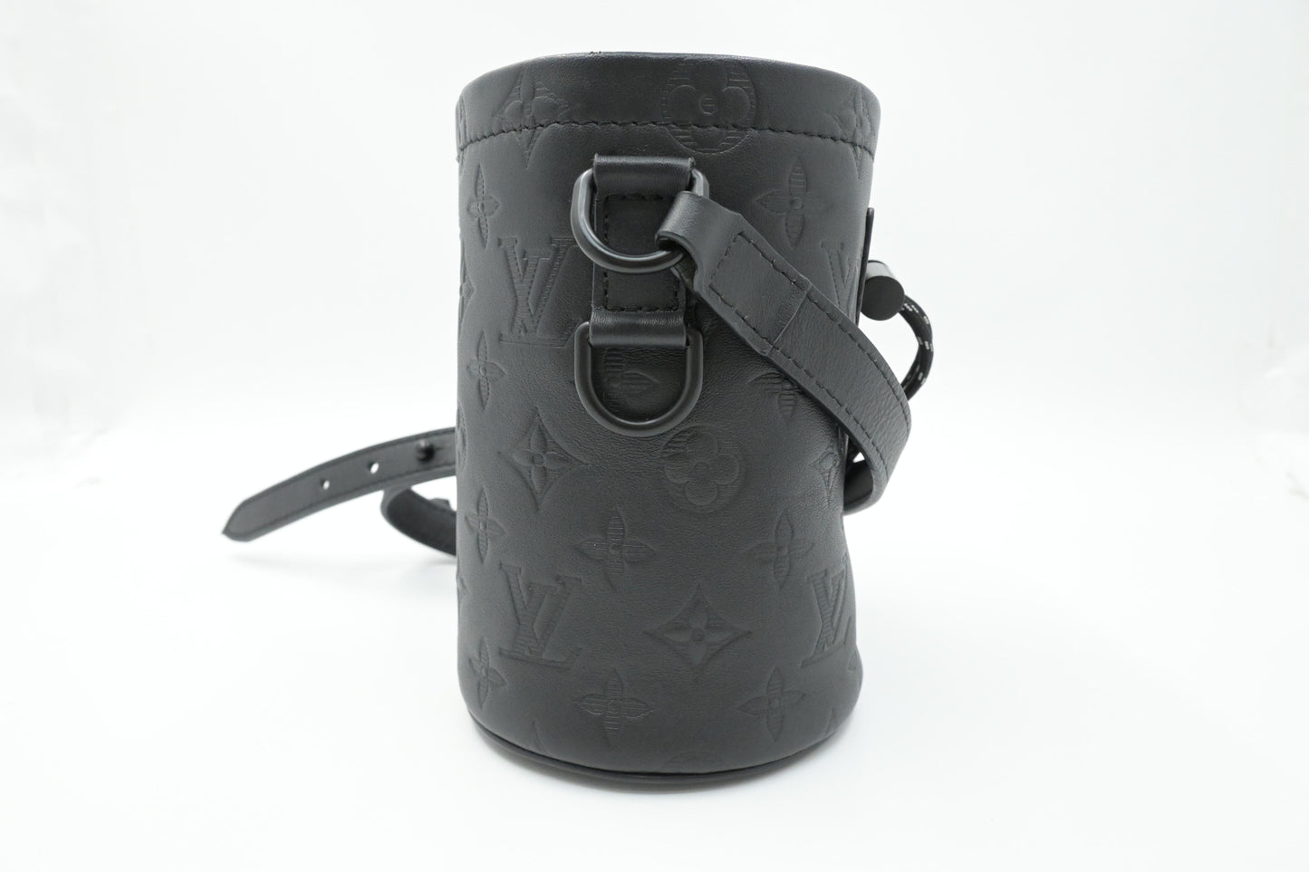 Louis Vuitton Chalk Nano Bag in Shadow Monogram Leather
