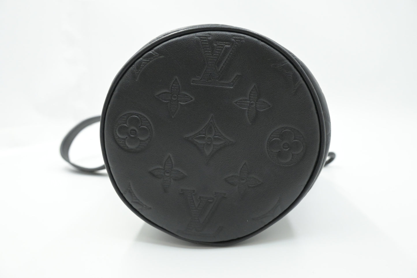 Louis Vuitton Chalk Nano Bag in Shadow Monogram Leather
