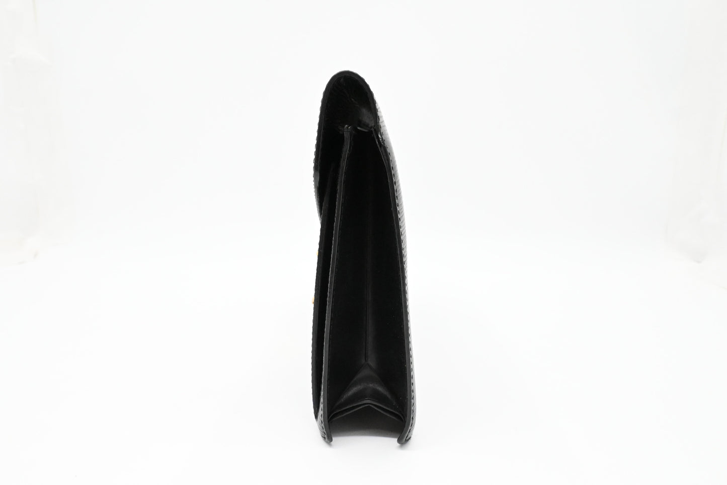 Louis Vuitton Sellier Dragonne in Black Epi Leather