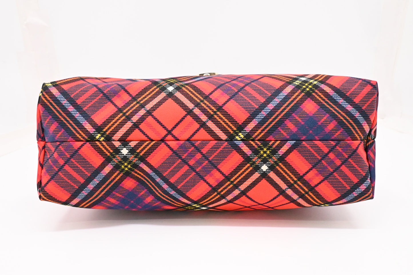 Vivienne Westwood Tote in Red Plaid Nylon