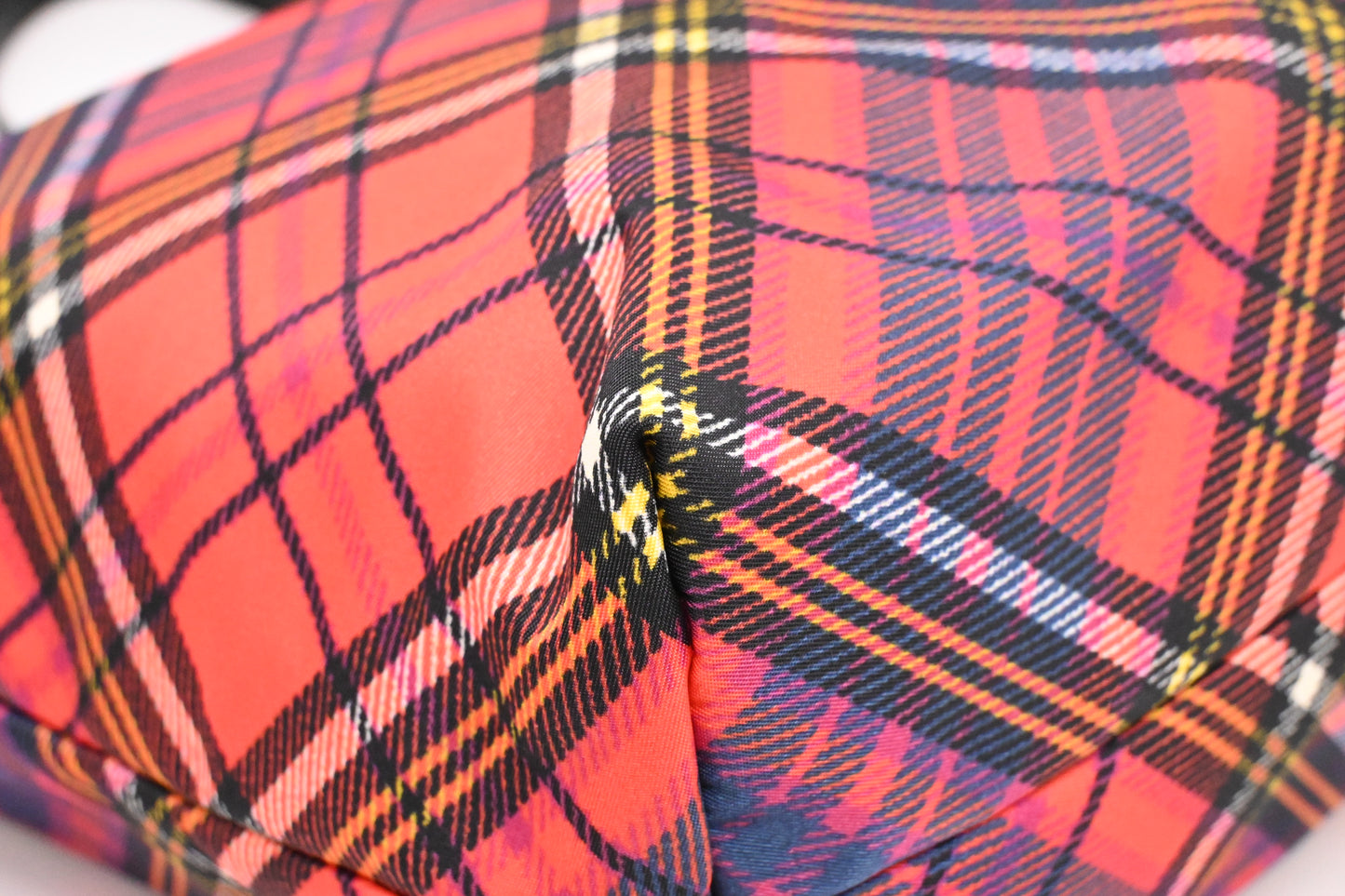 Vivienne Westwood Tote in Red Plaid Nylon