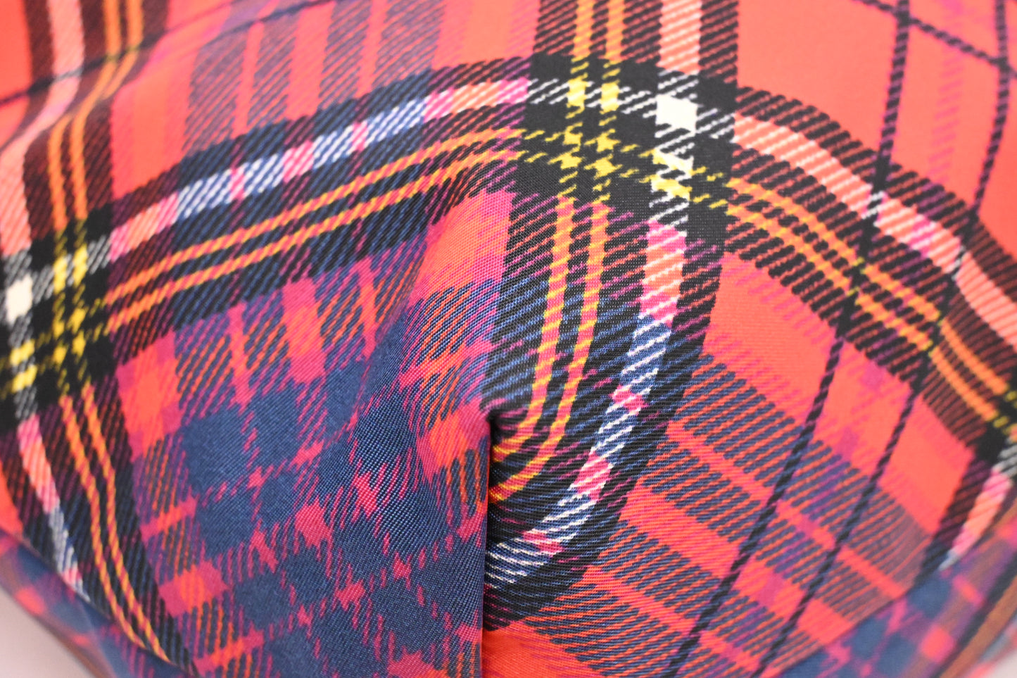 Vivienne Westwood Tote in Red Plaid Nylon