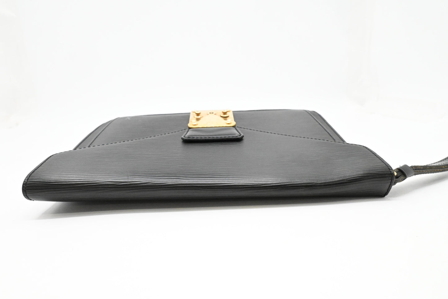 Louis Vuitton Sellier Dragonne in Black Epi Leather