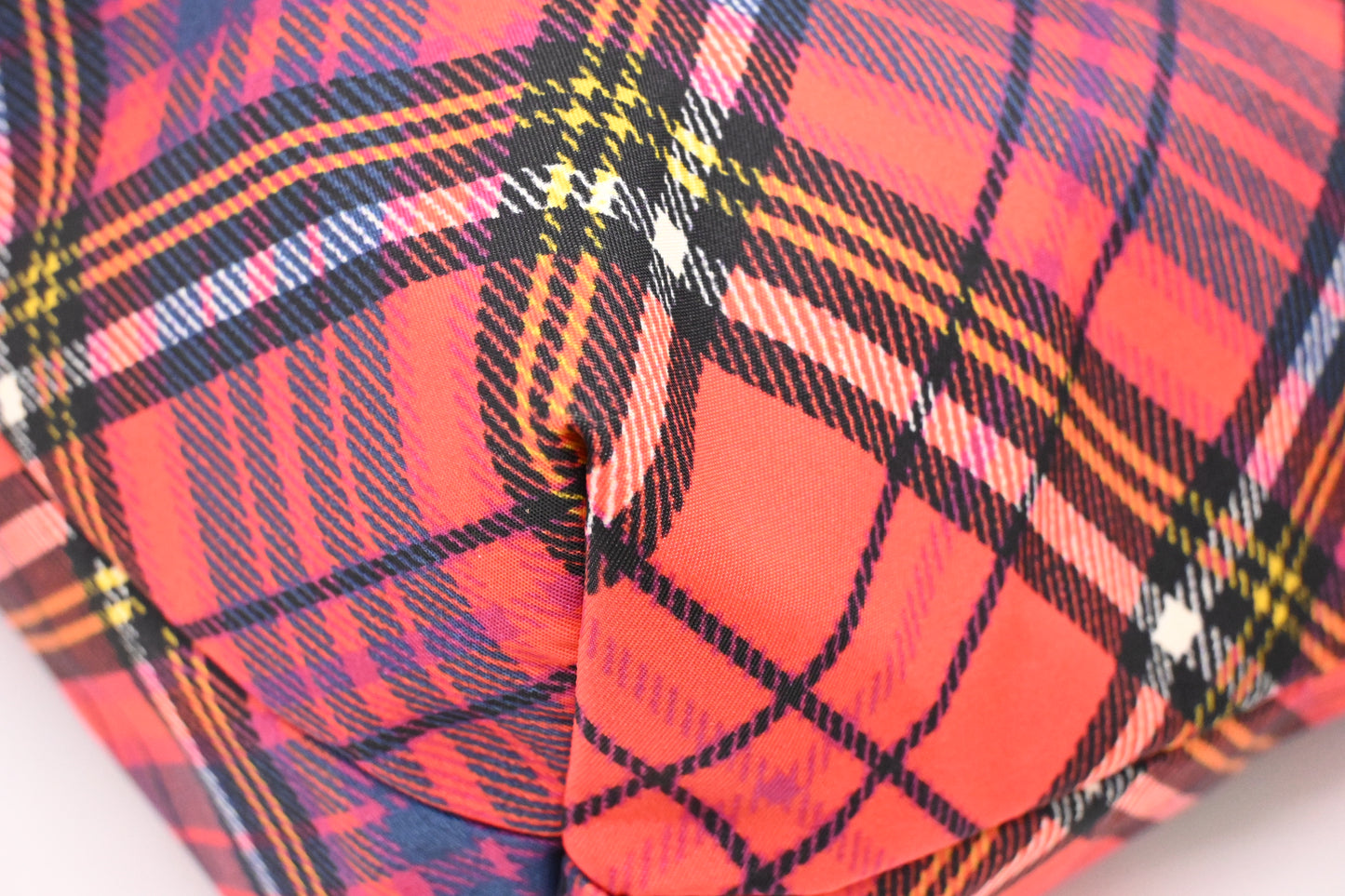 Vivienne Westwood Tote in Red Plaid Nylon
