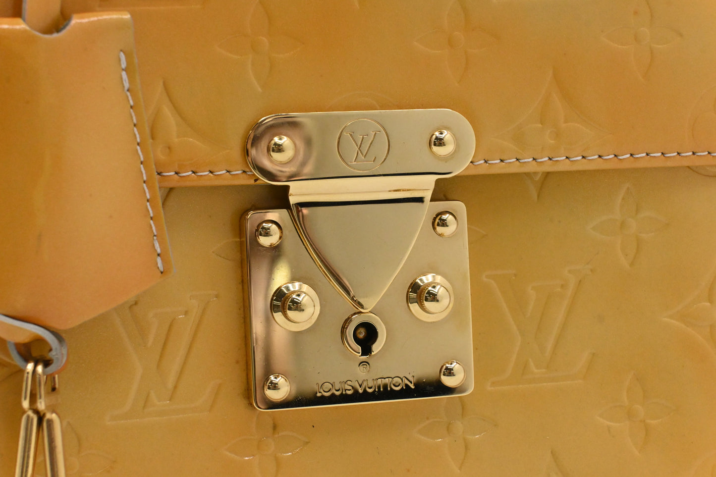 Louis Vuitton Spring Street in Yellow Vernis Leather