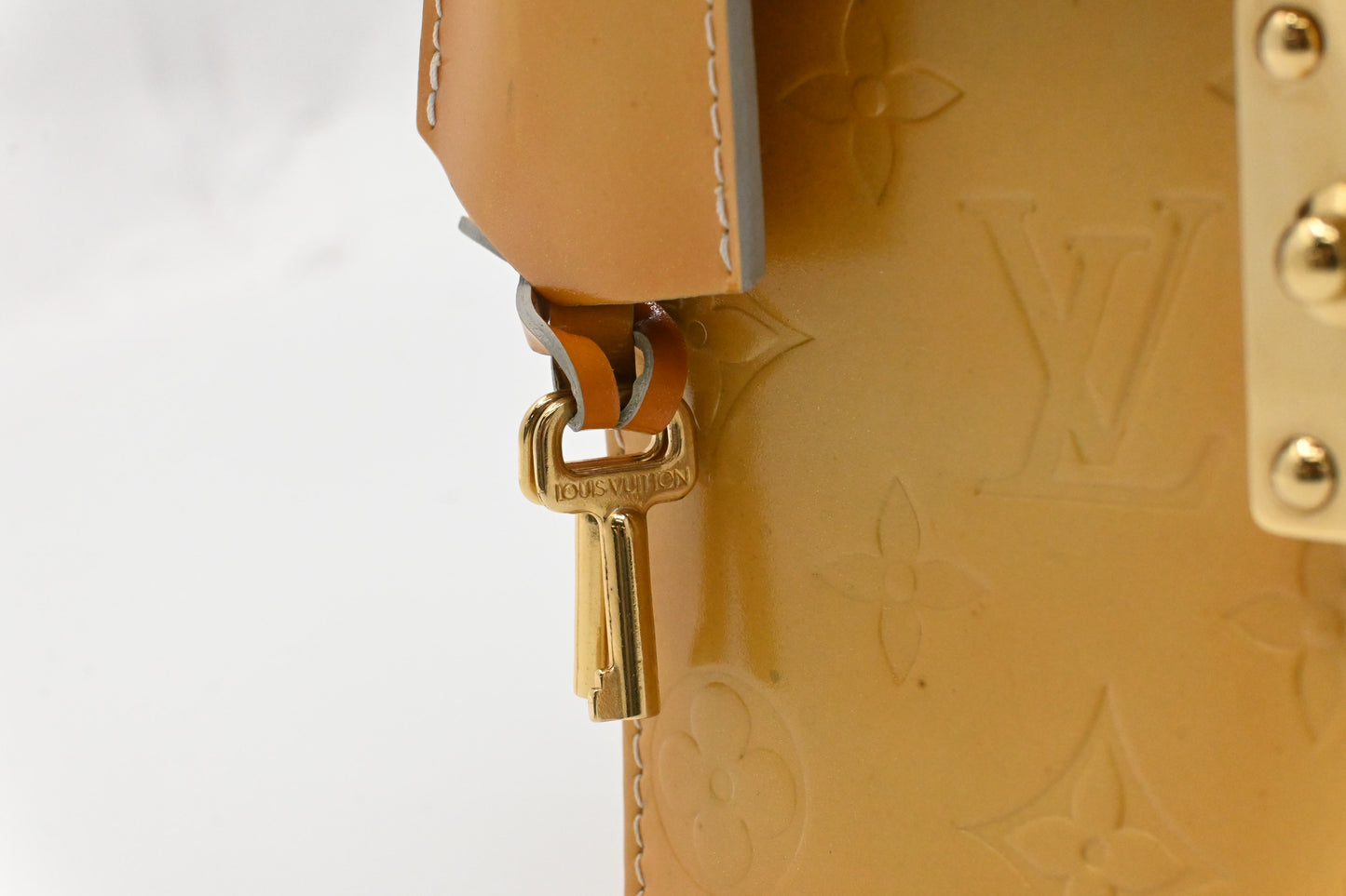 Louis Vuitton Spring Street in Yellow Vernis Leather