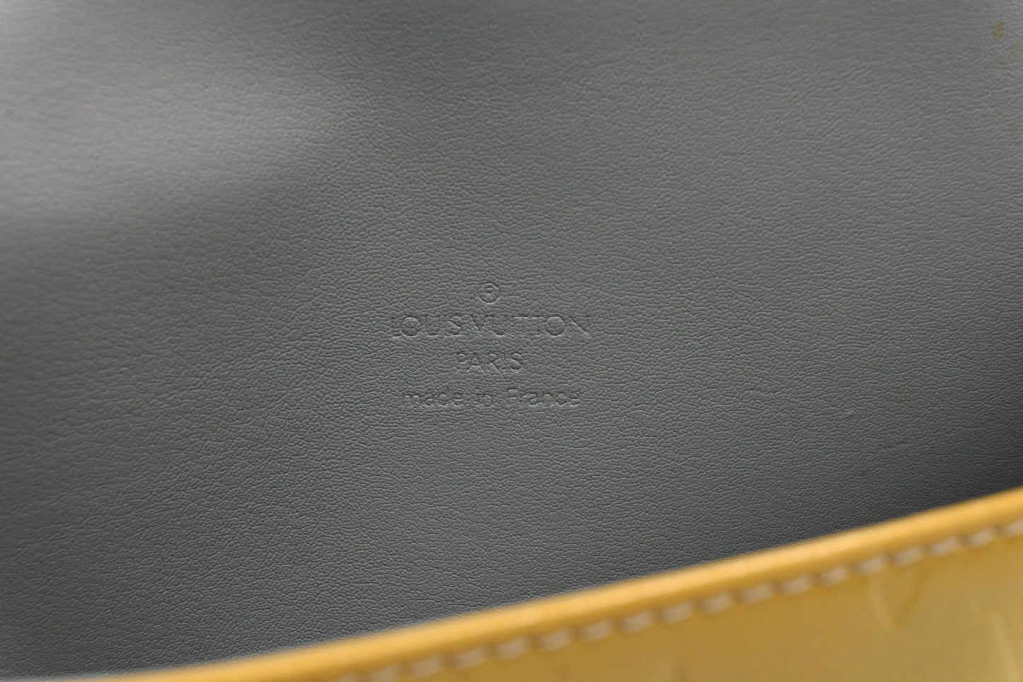 Louis Vuitton Spring Street in Yellow Vernis Leather