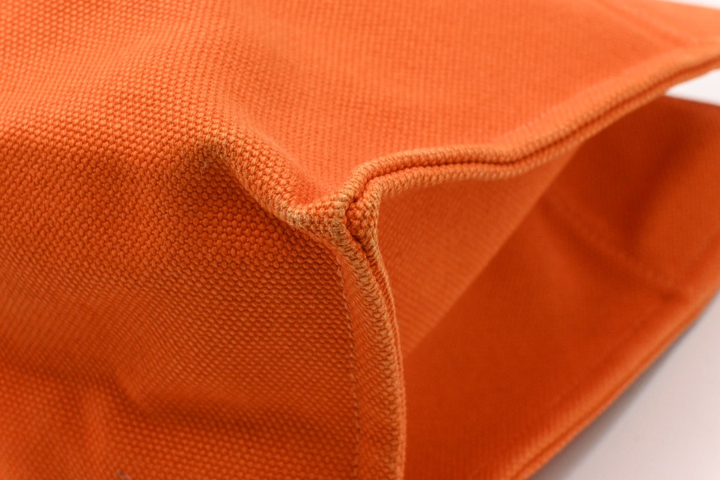 Hermes Etriviere Tote Bag in Orange Canvas