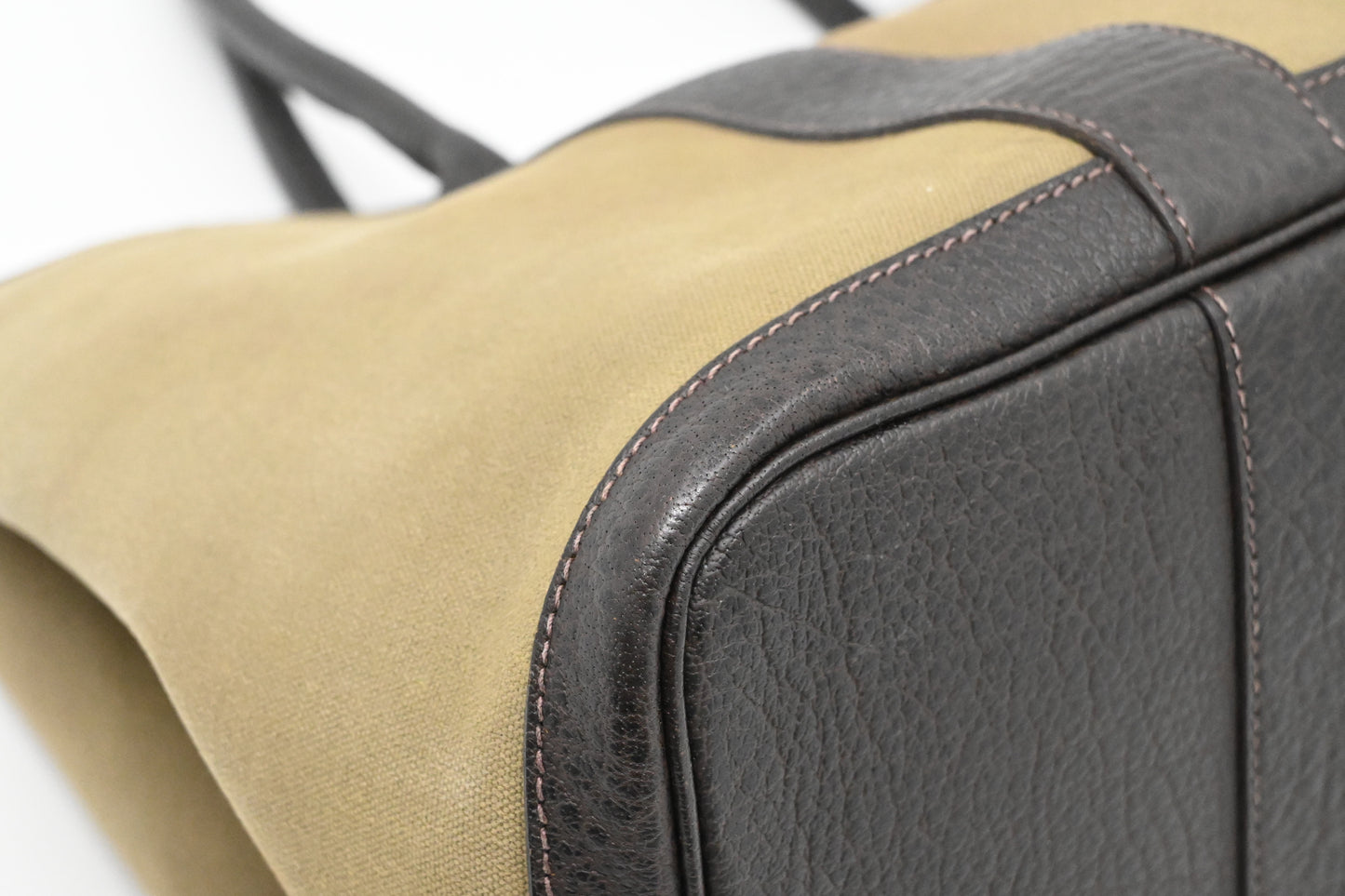 Hermes Garden Party 36 in Green Canvas