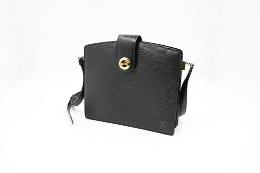 Louis Vuitton Capucines in Black Epi Leather