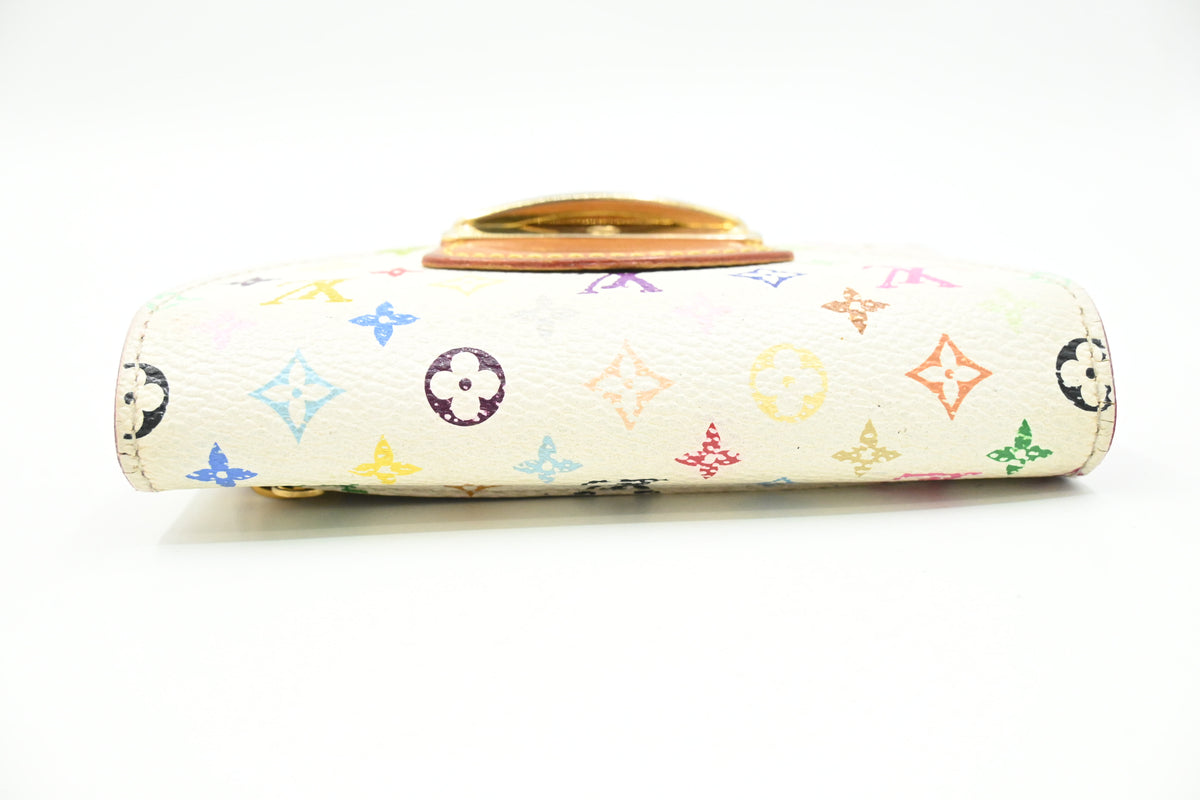 Louis Vuitton Koala Wallet in White Multicolor Monogram Canvas