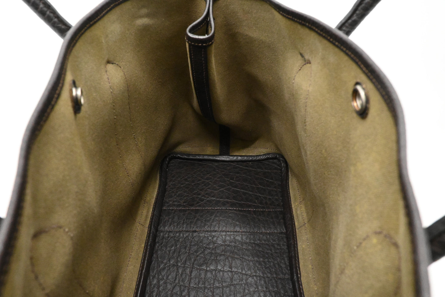 Hermes Garden Party 36 in Green Canvas