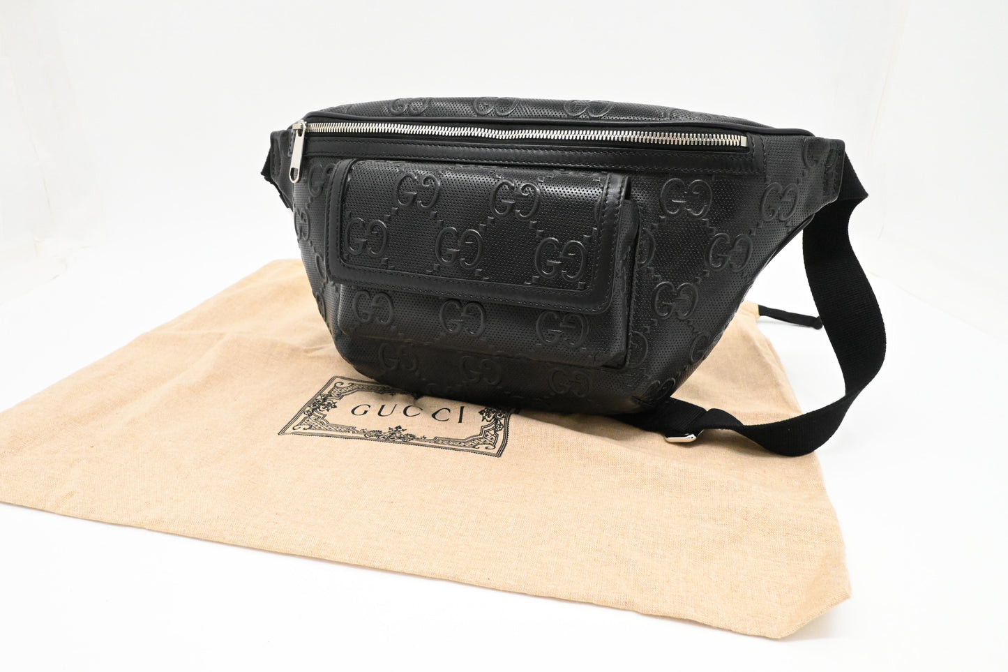 Gucci Bumbag in Black Leather
