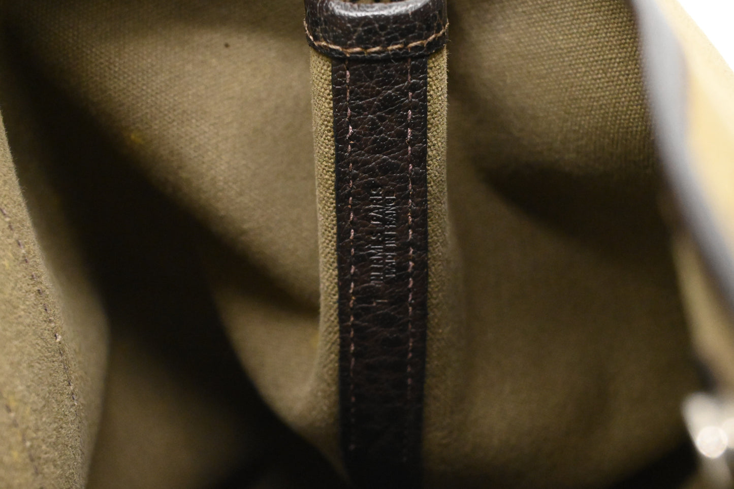 Hermes Garden Party 36 in Green Canvas