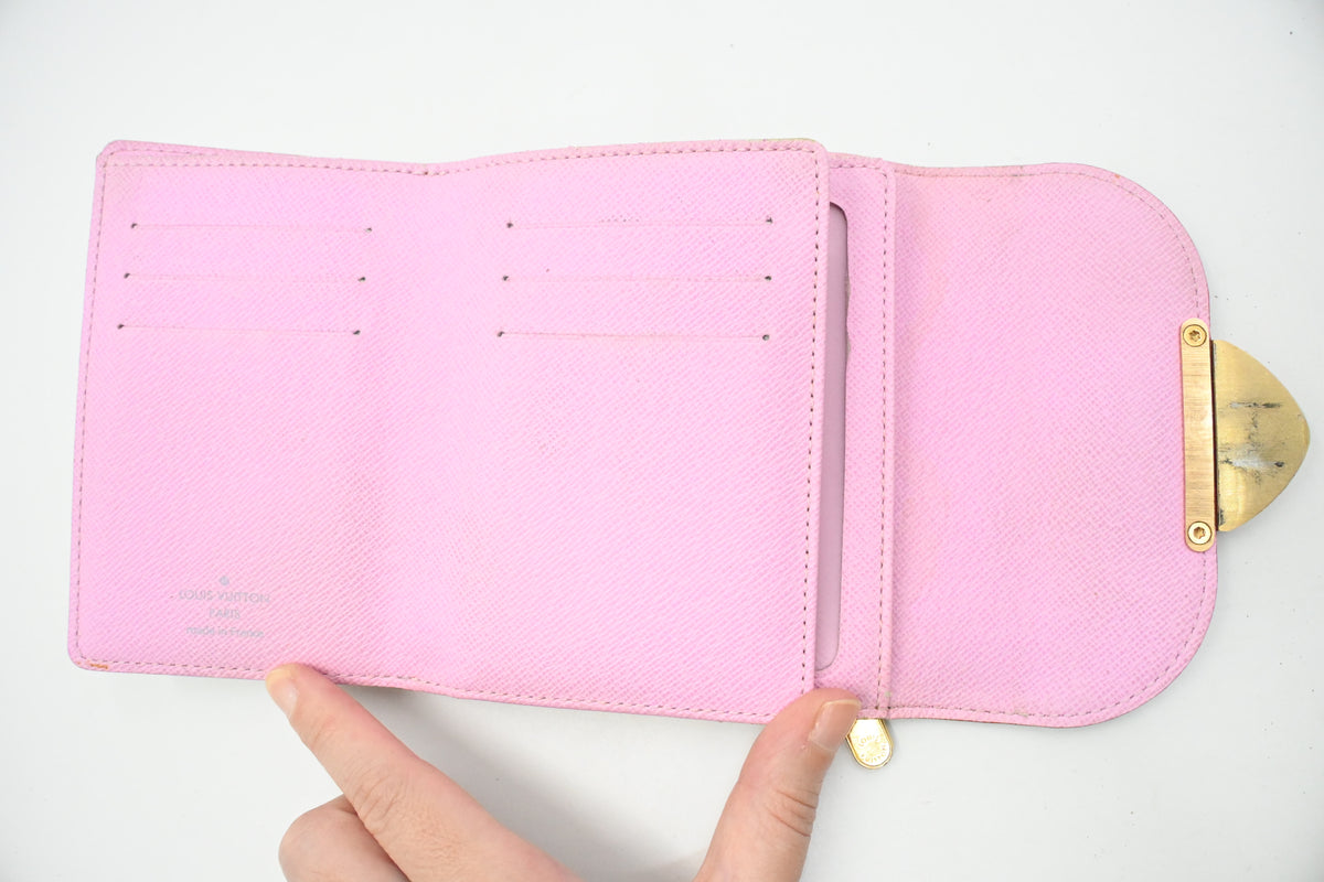 Louis Vuitton Koala Wallet in White Multicolor Monogram Canvas