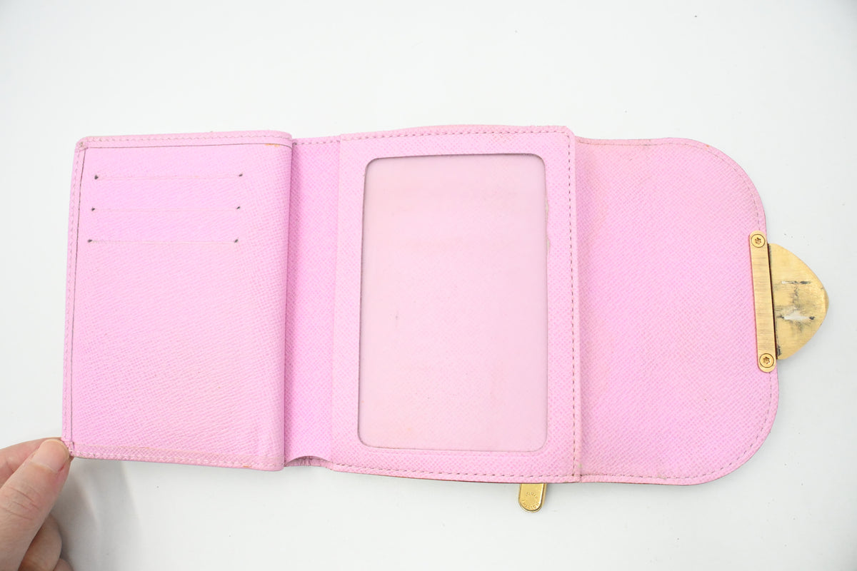 Louis Vuitton Koala Wallet in White Multicolor Monogram Canvas