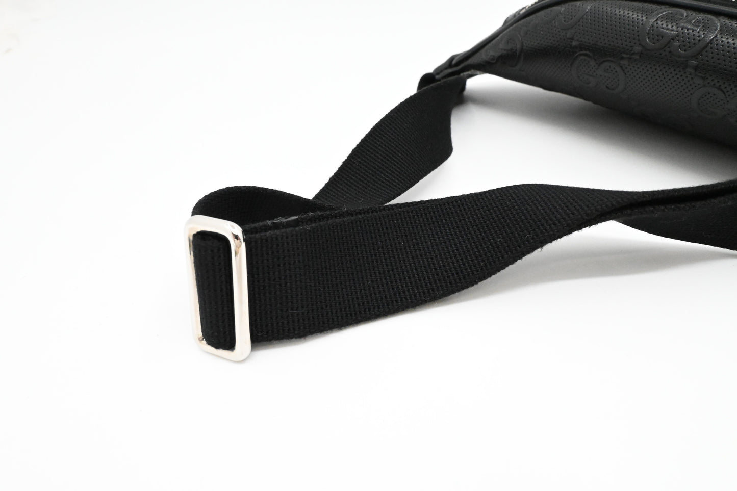 Gucci Bumbag in Black Leather