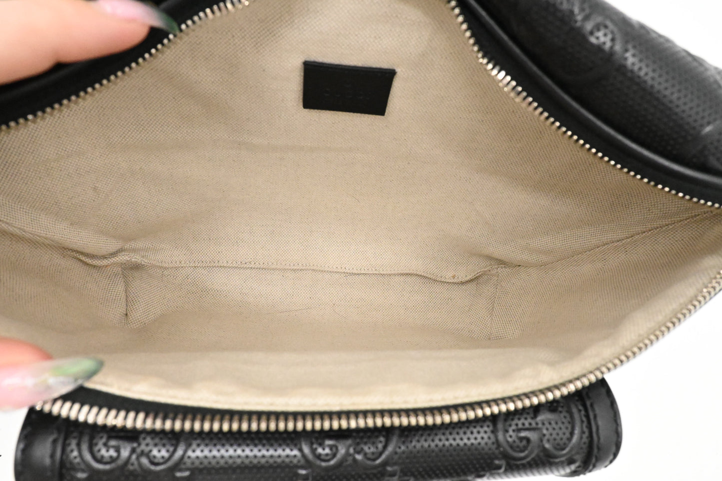 Gucci Bumbag in Black Leather