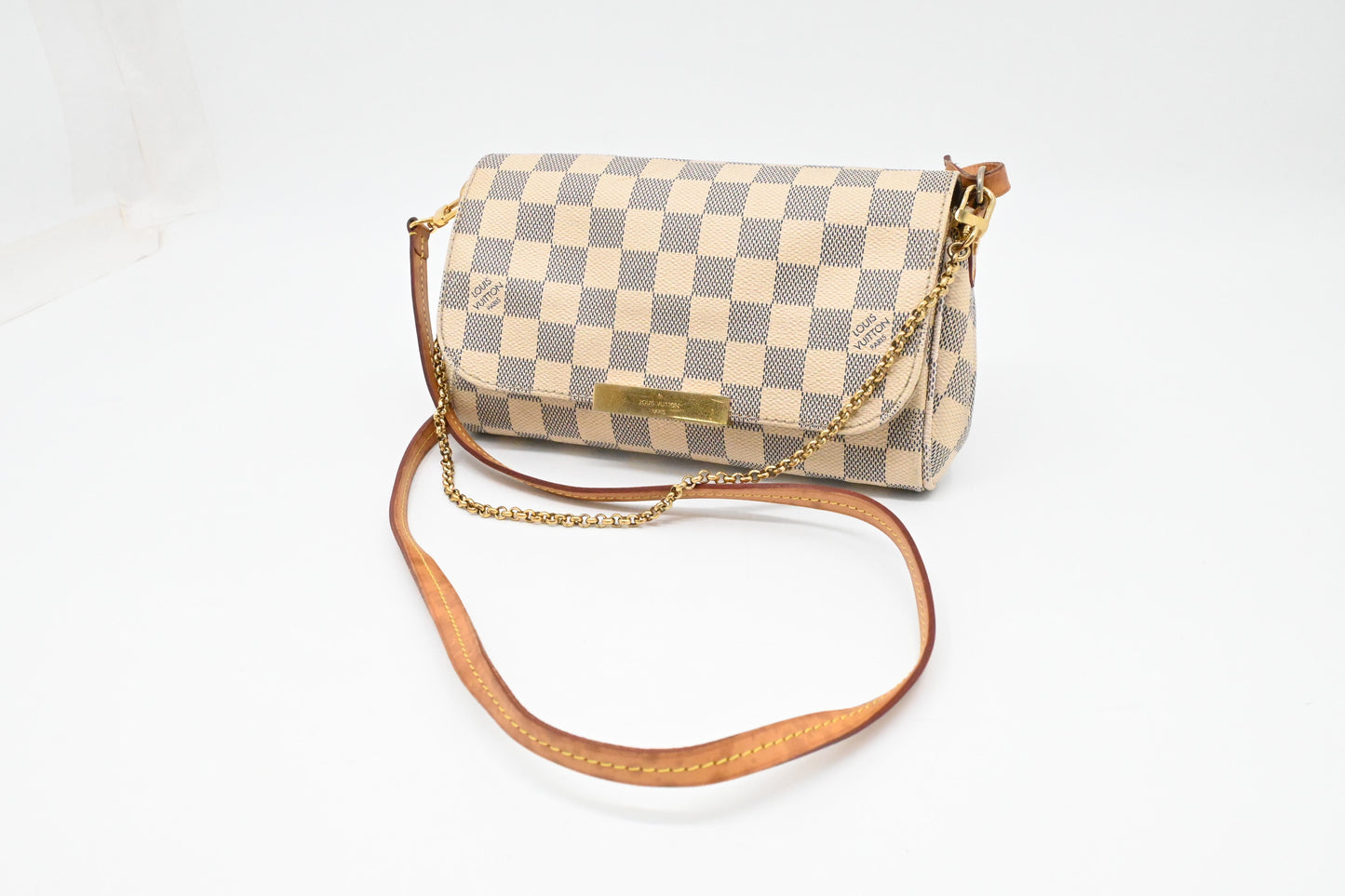 Louis Vuitton Favorite PM in Damier Azur Canvas