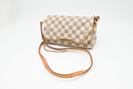 Louis Vuitton Favorite PM in Damier Azur Canvas