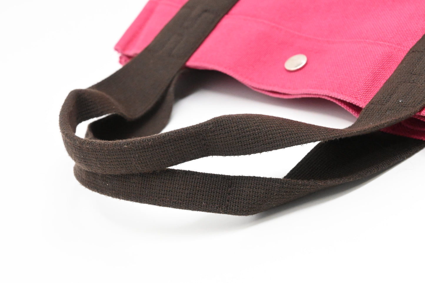 Hermes Herline Tote in Pink Canvas