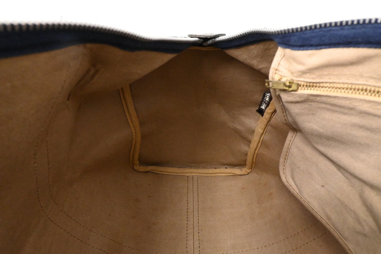 Dior Boston Bag in Navy Blue Oblique Canvas