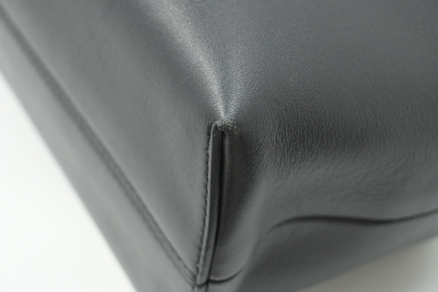 Fendi First Shoulder Bag in Black Leather