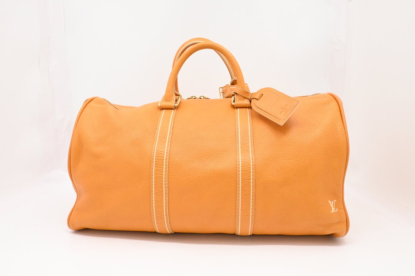 Louis Vuitton Keepall 50 in Yellow Tobago Leather