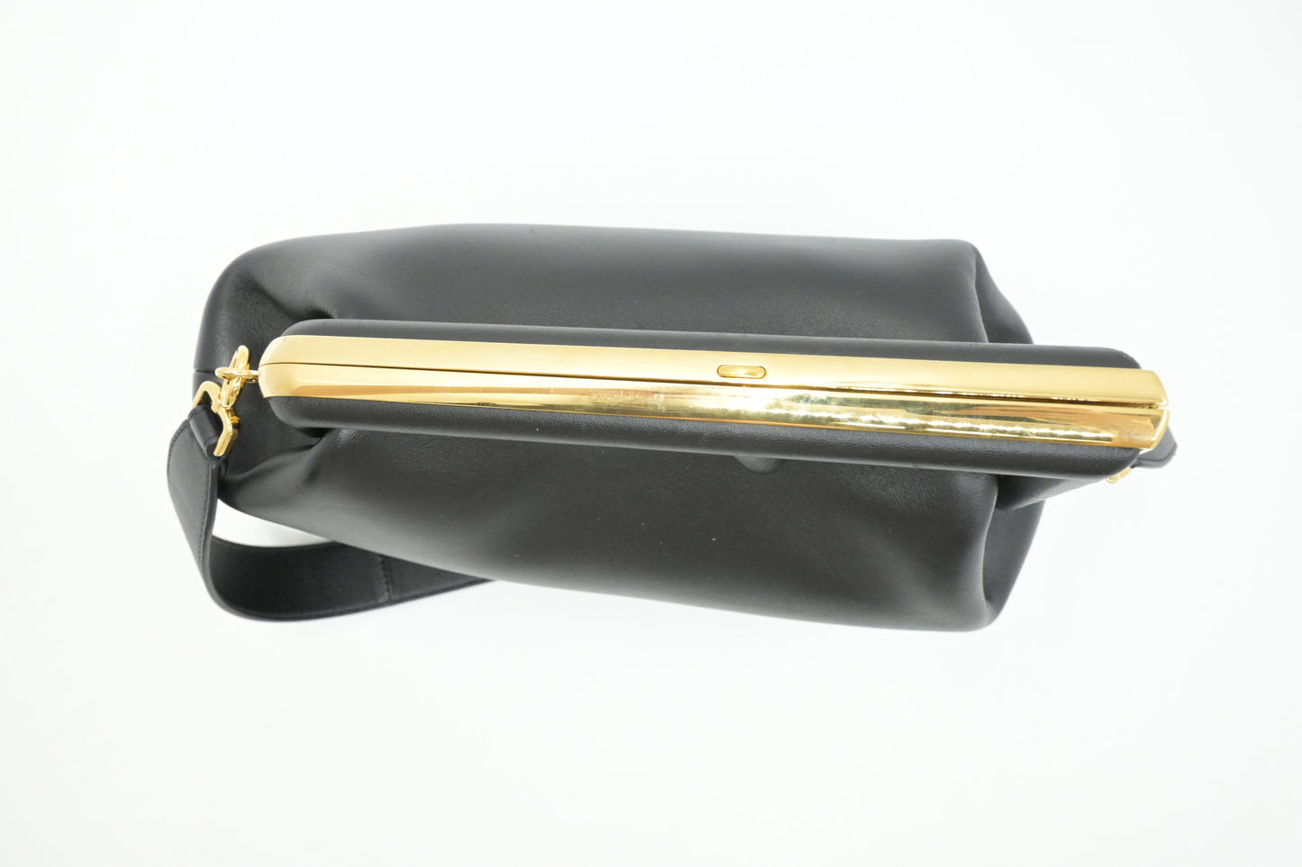 Fendi First Shoulder Bag in Black Leather