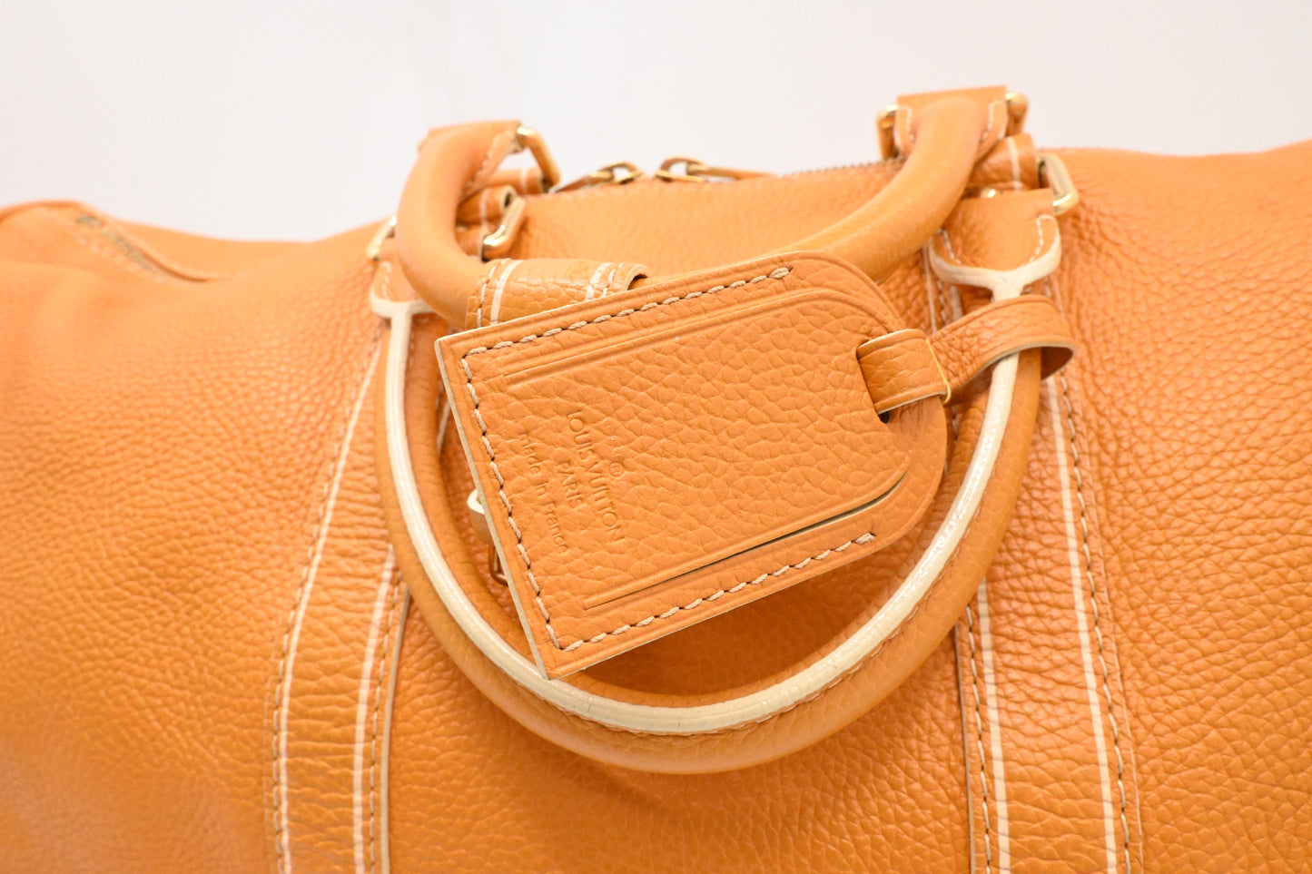 Louis Vuitton Keepall 50 in Yellow Tobago Leather