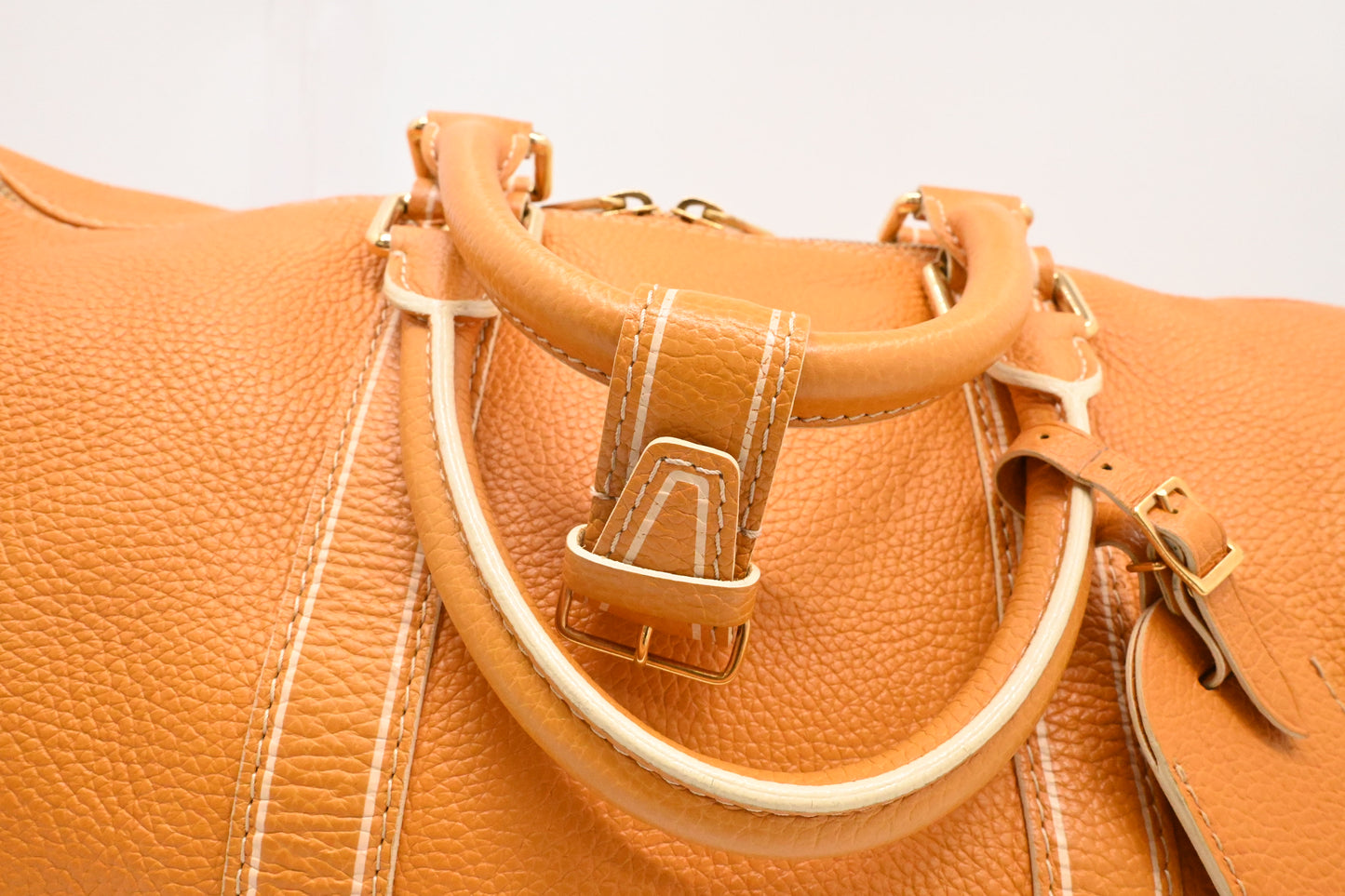 Louis Vuitton Keepall 50 in Yellow Tobago Leather