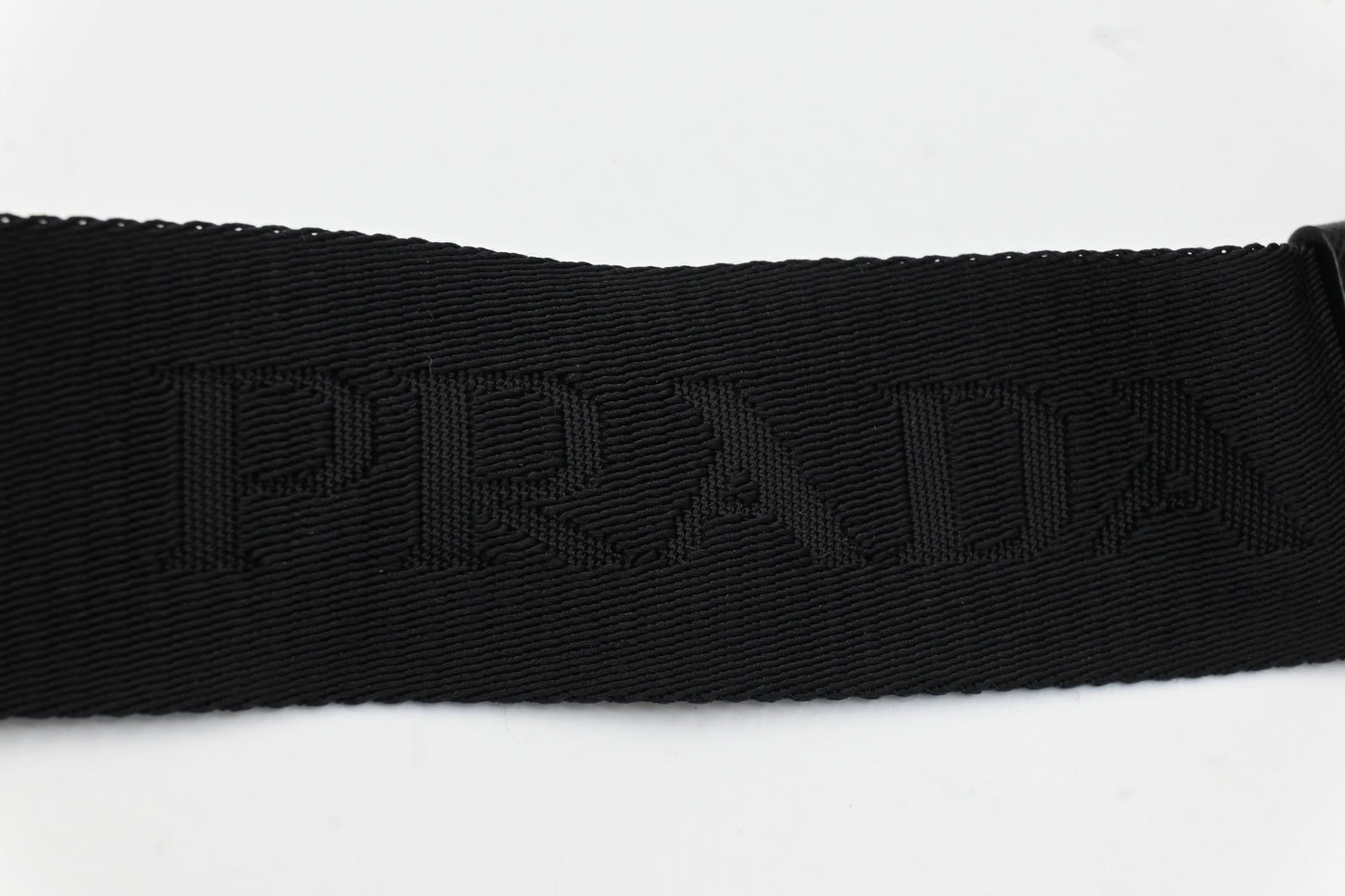 Prada Belt Bag in Black Saffiano Leather