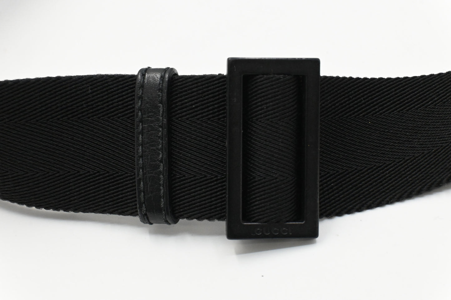 Gucci Square Crossbody in Black GG Supreme Canvas