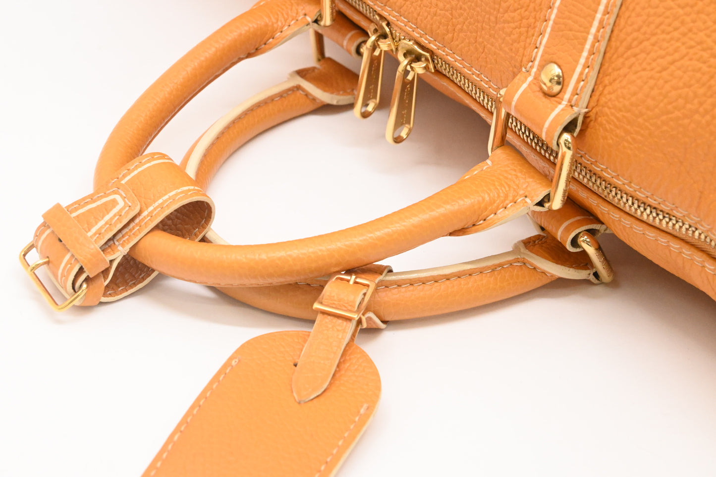 Louis Vuitton Keepall 50 in Yellow Tobago Leather