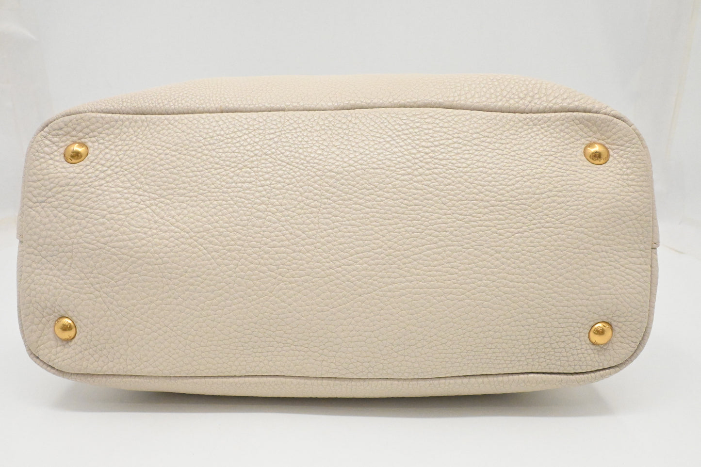 Prada Tote in Off White Leather