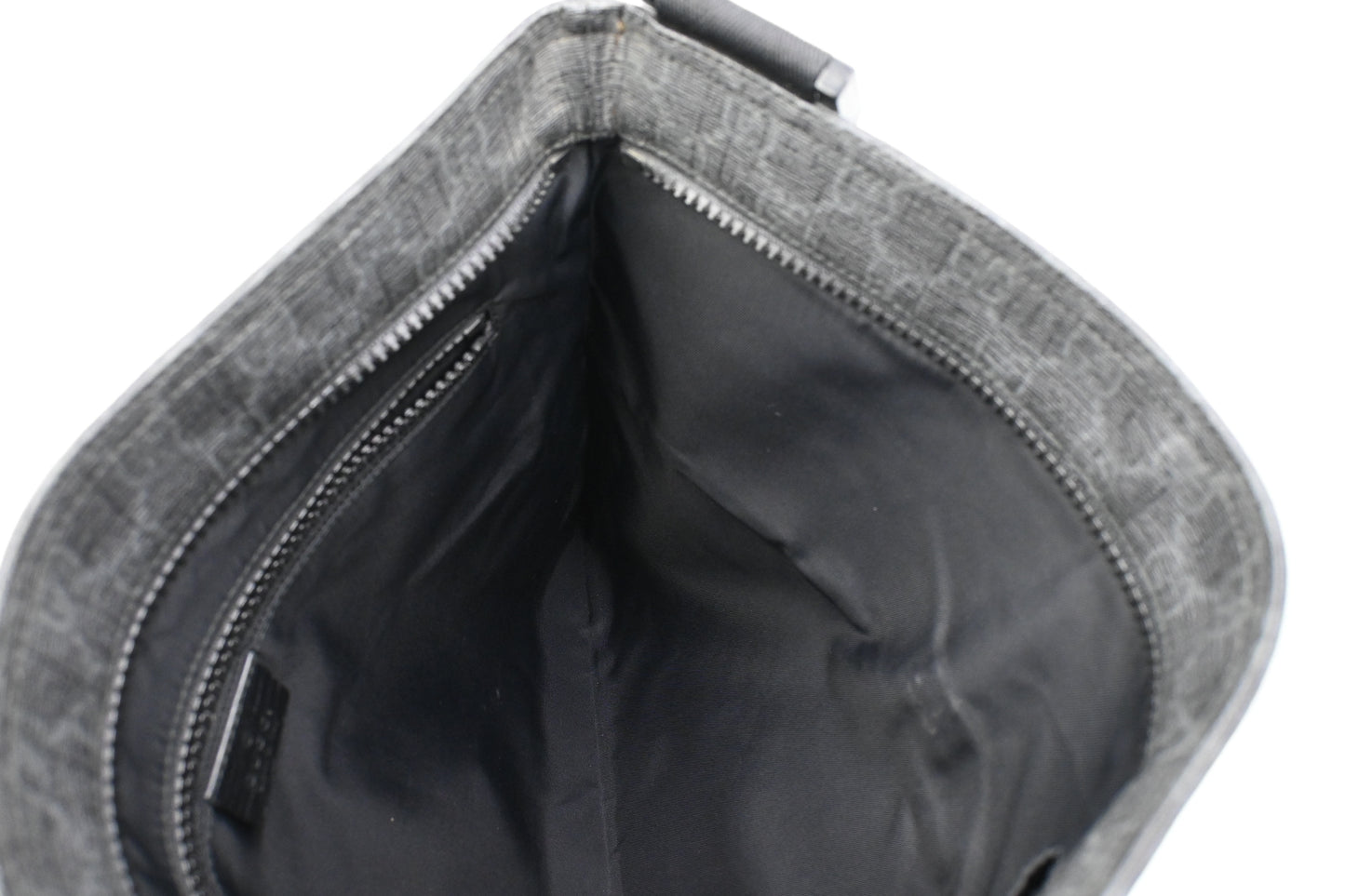 Gucci Square Crossbody in Black GG Supreme Canvas