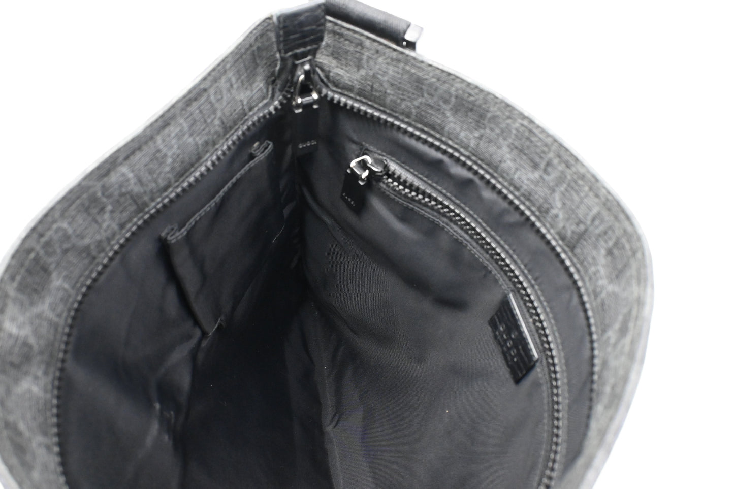 Gucci Square Crossbody in Black GG Supreme Canvas