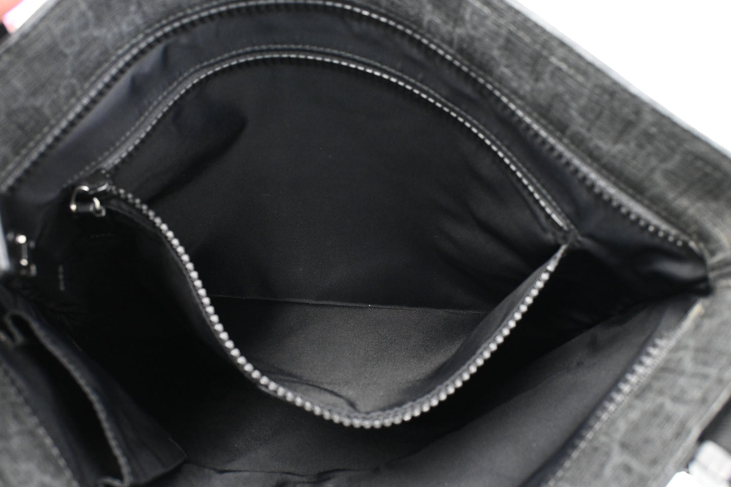 Gucci Square Crossbody in Black GG Supreme Canvas