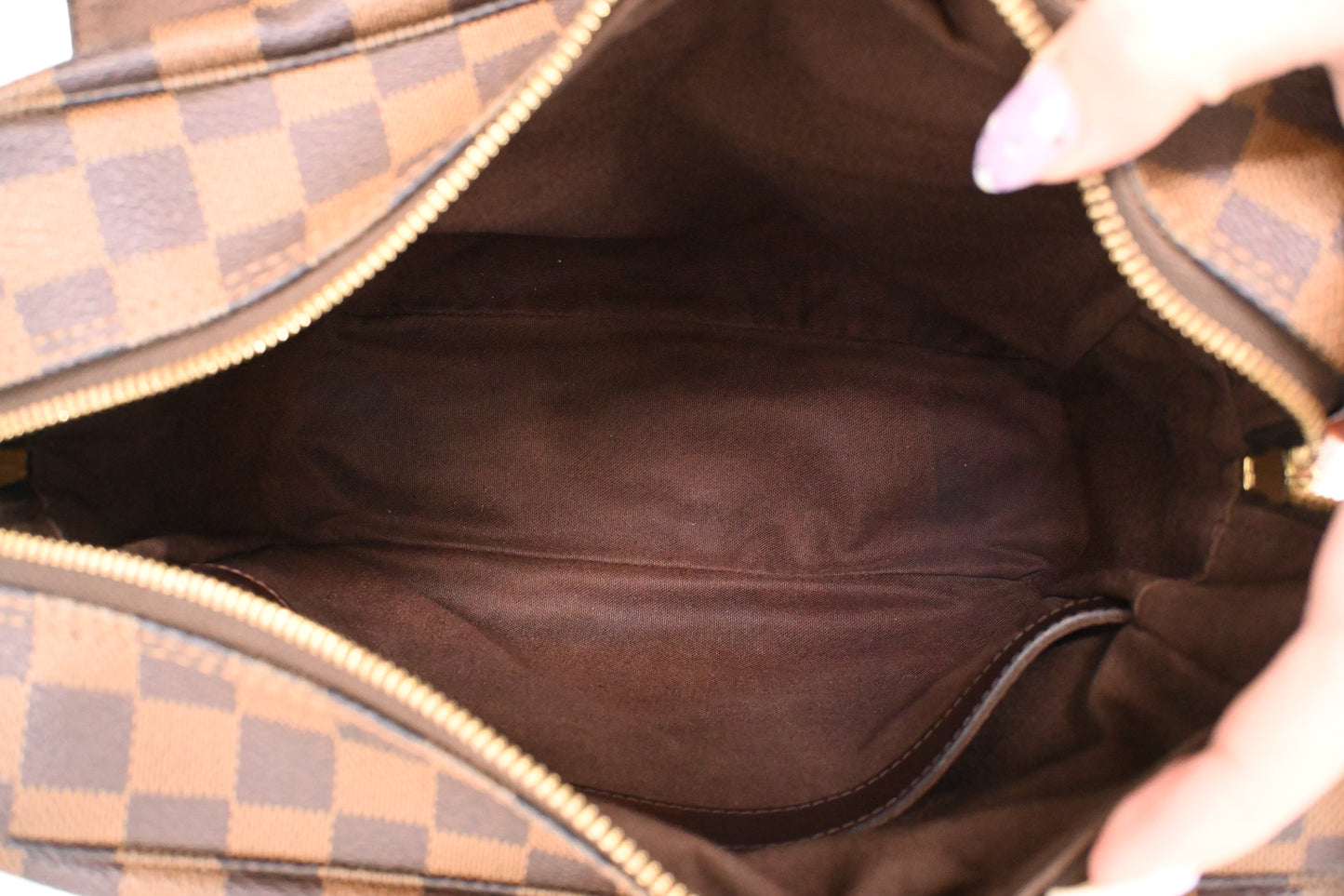 Louis Vuitton Naviglio in Damier Ebene Canvas