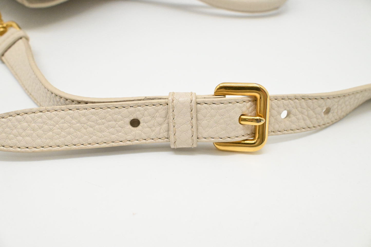 Prada Tote in Off White Leather