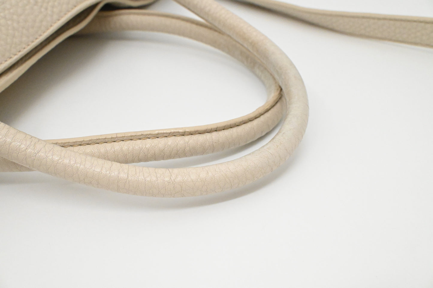 Prada Tote in Off White Leather