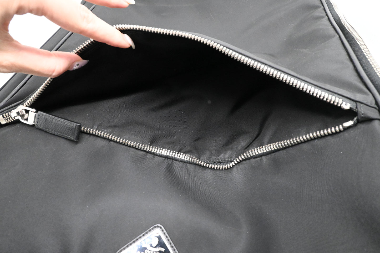 Prada Suitcase 50 in Black Nylon
