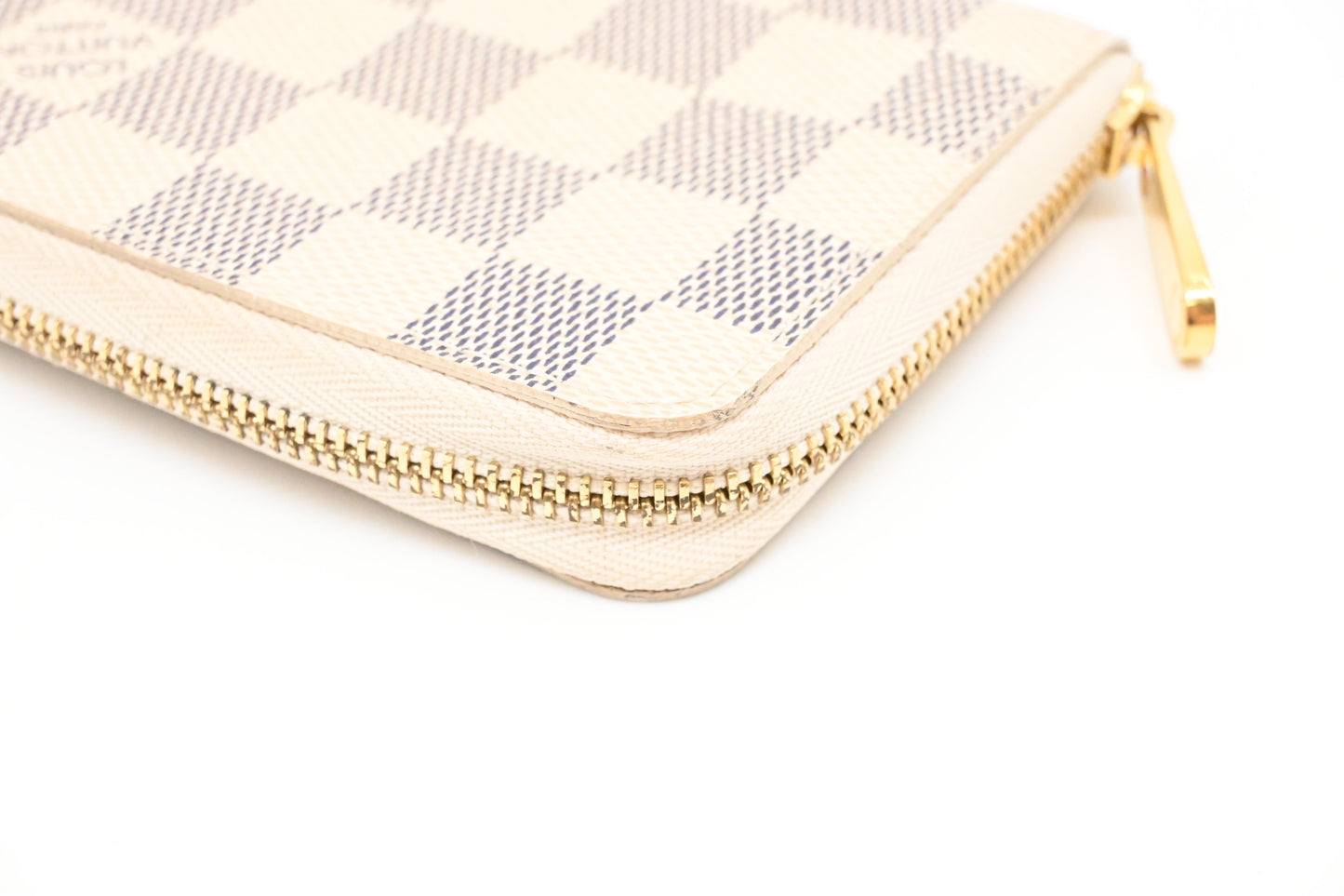 Louis Vuitton Compact Zippy Wallet in Damier Azur Canvas