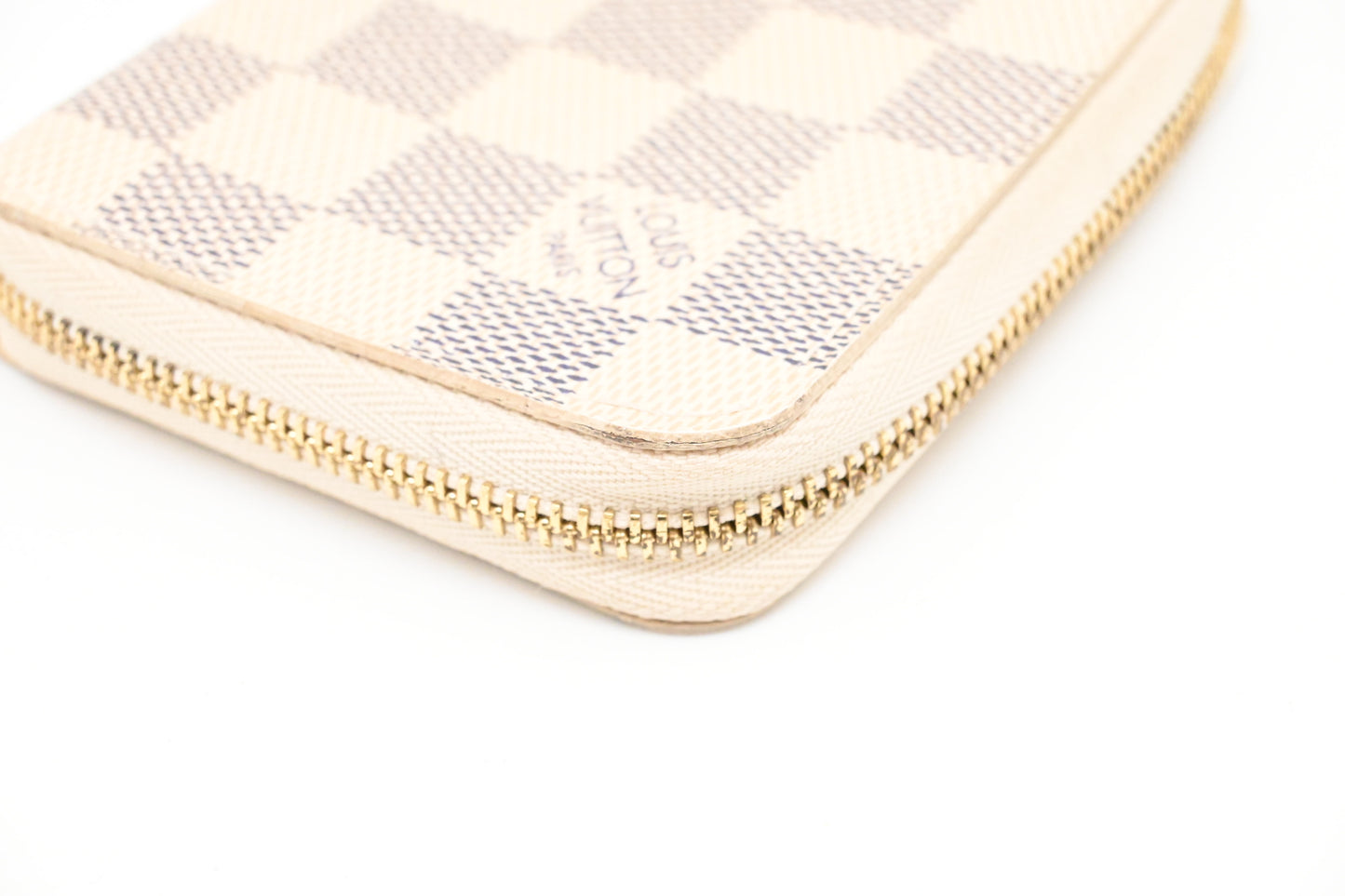 Louis Vuitton Compact Zippy Wallet in Damier Azur Canvas