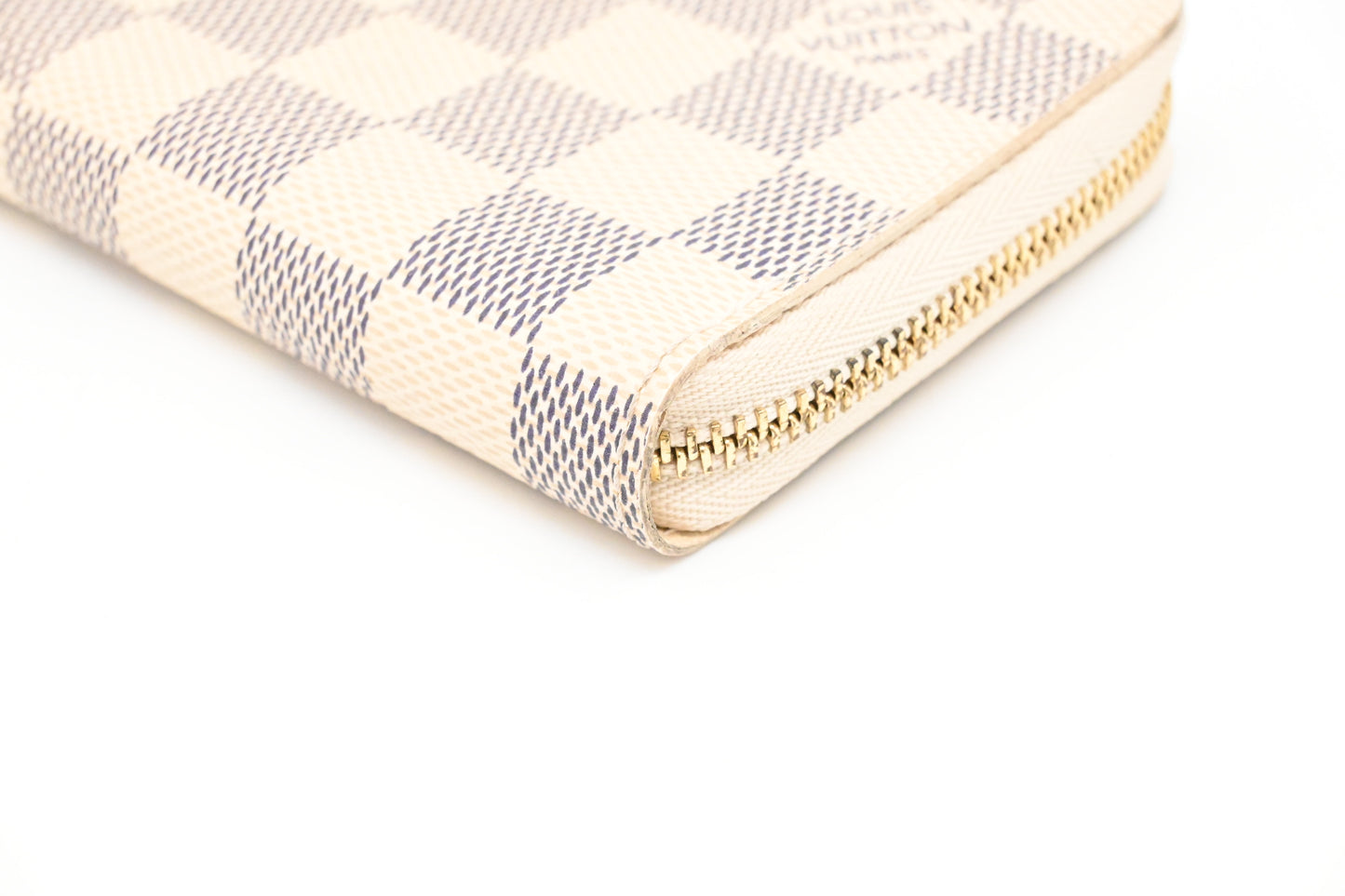 Louis Vuitton Compact Zippy Wallet in Damier Azur Canvas